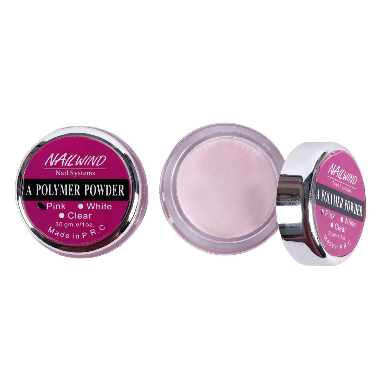 NAILWIND Acrylic Powder Set, 30g Professional Acrylic Nail Powder System for Acrylic Nails Extension,Nail Art (PINK, Pack OF 1)