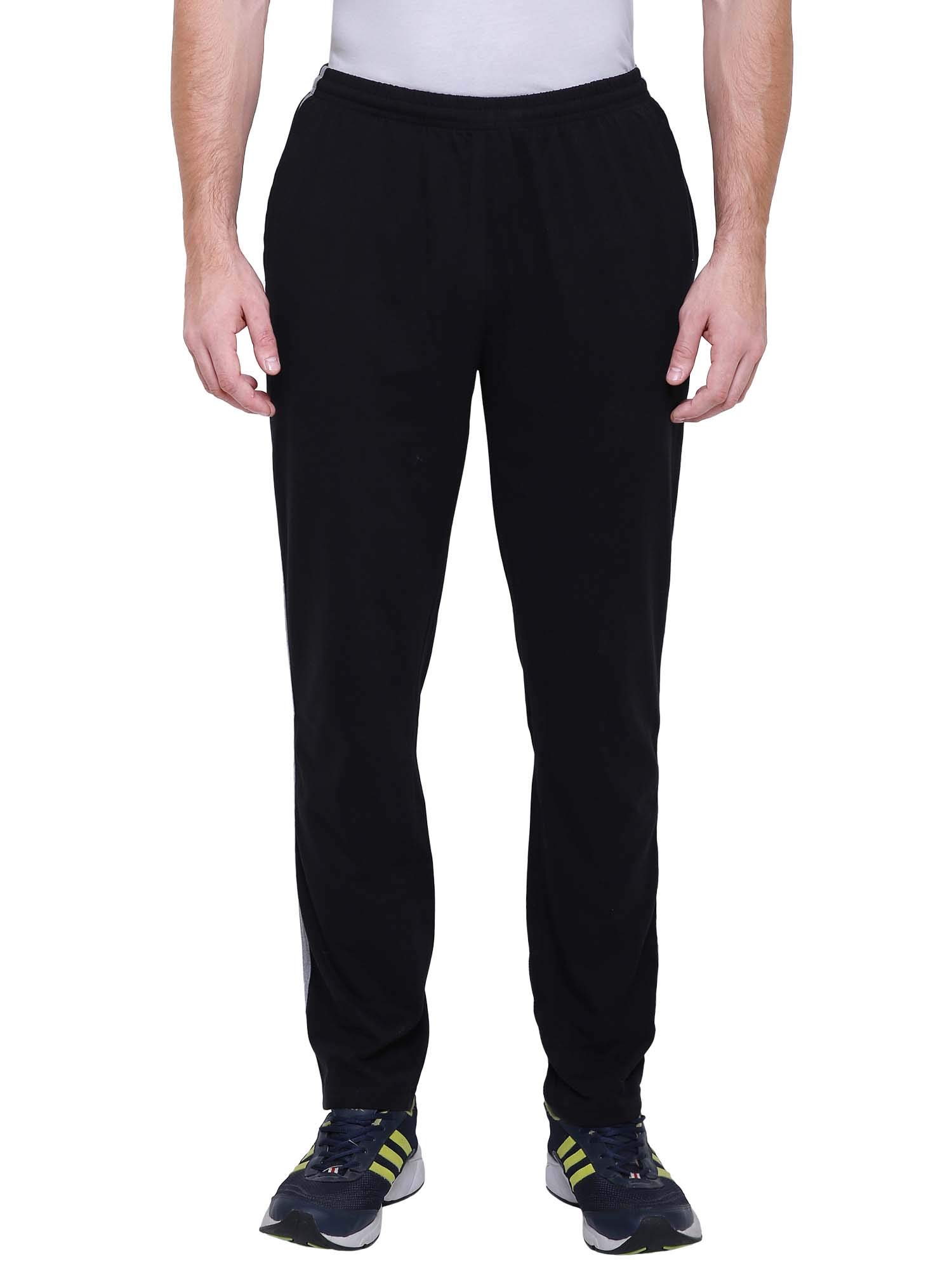 proteens Men's Black Solid Cotton Trackpant with Two Side Pocket-picture-31