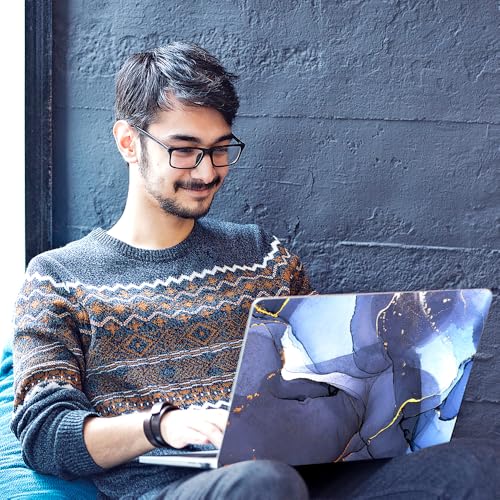 Image of Marbel D10 Top+Wrist Pad Vinyl Laptop Skin /Sticker /Cover for 15 to 15.6 Inches Laptops Laminated-Removable-HD Quality Compatible for Hp-Dell-Sony-Lenovo-Asus etc.(15x10 Inches)