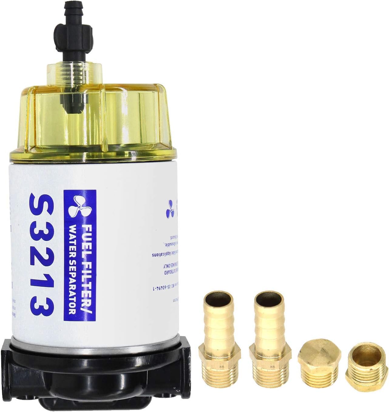 Filtro separatore acqua carburante 10 micron per barca