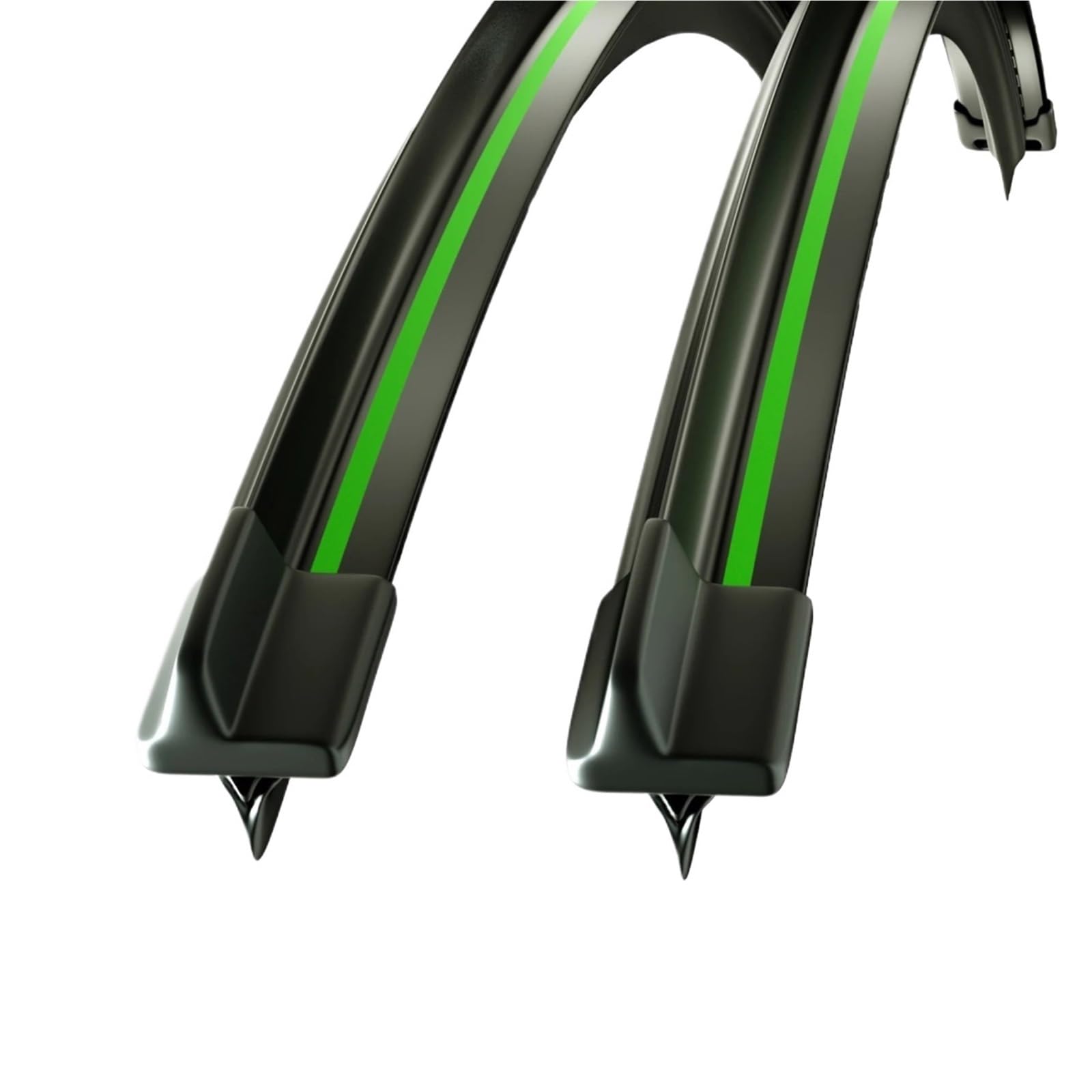Wycieraczki samochodowe Pasuje do klasa W219 W218 W257 2 szt. Pióra wycieraczek przedniej szyby akcesoria szyb przednich Pióro Wycieraczki(Black-Green,W219 2004-2010)