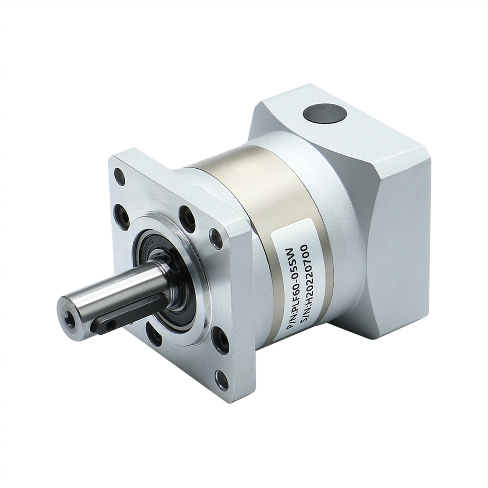 Silnik krokowy PLF60 precyzyjny reduktor przekładni planetarnej o niskim poziomie hałasu pasuje do Nema23 57 8mm silnik krokowy Nema24 60ST 14mm 400W serwo do CNC(70 to 1,8mm for stepper)
