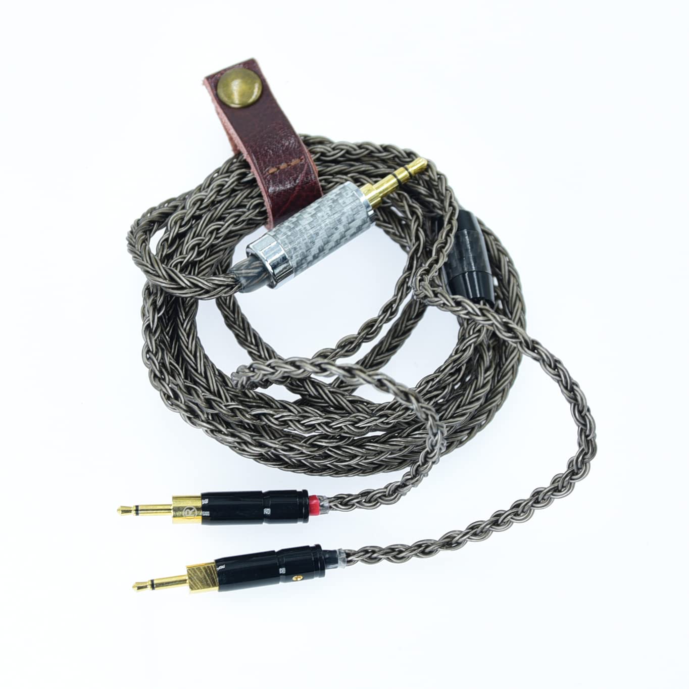 Arklove 3.5mm Headphone Cable Compatible for Sennheiser HD700 HD 700 Headphones 16 Core Silver Plated Replacement Audio Upgrade Cable (8ft, Grey)