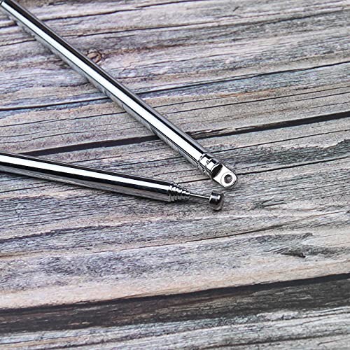 image for Be In Your Mind 2pcs 7 Sections Telescopic Antenna Aerial 145-740mm 8m