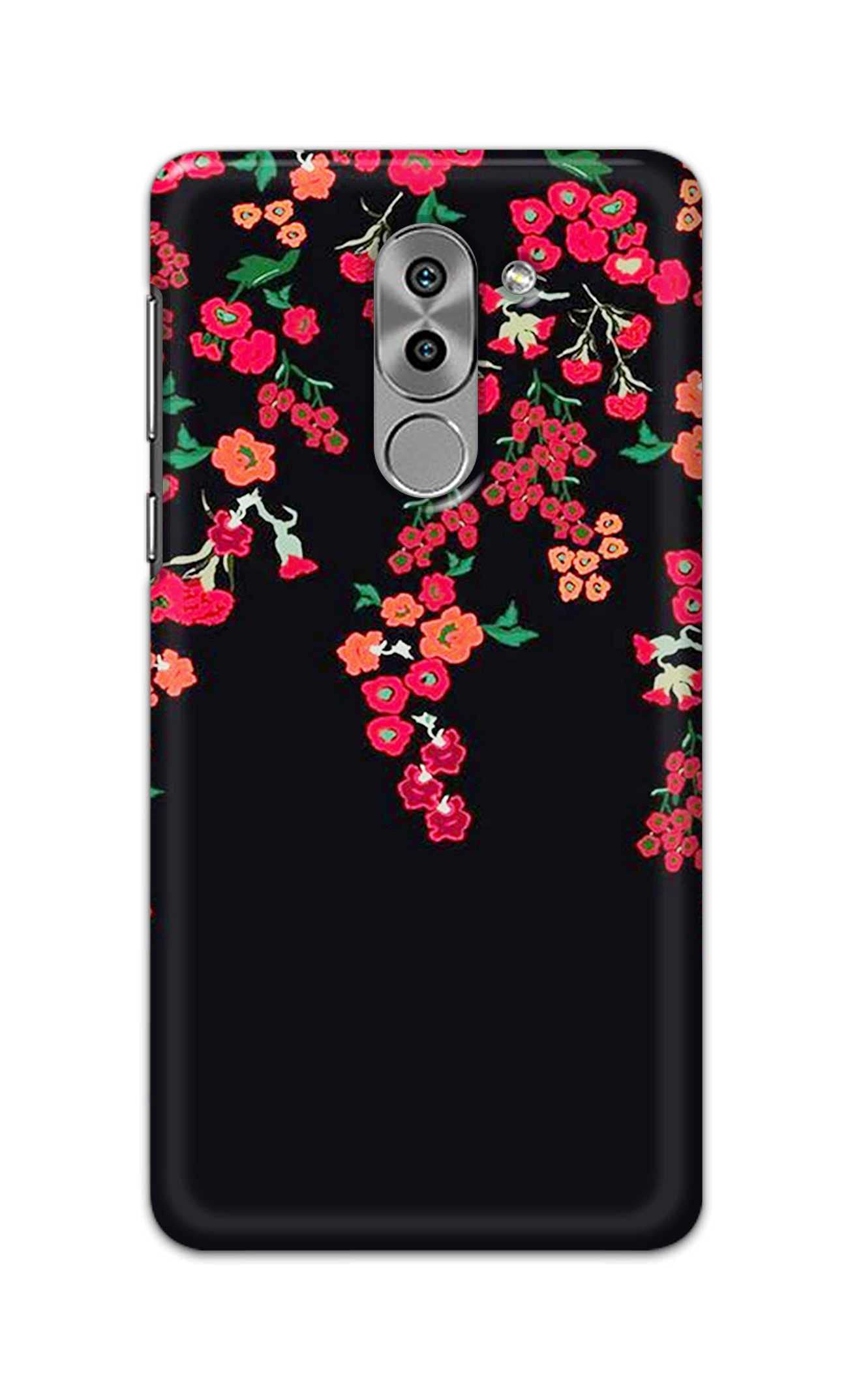 PRINTFIDAA Cartoon Flowers and Leaves Printed Designer Hard Back Case Cover for Honor 6X / Huawei Mate 9 Lite / GR5 (2017), BLN-AL10 BLL-L22 BLN-L21 -(RY) MKK2021