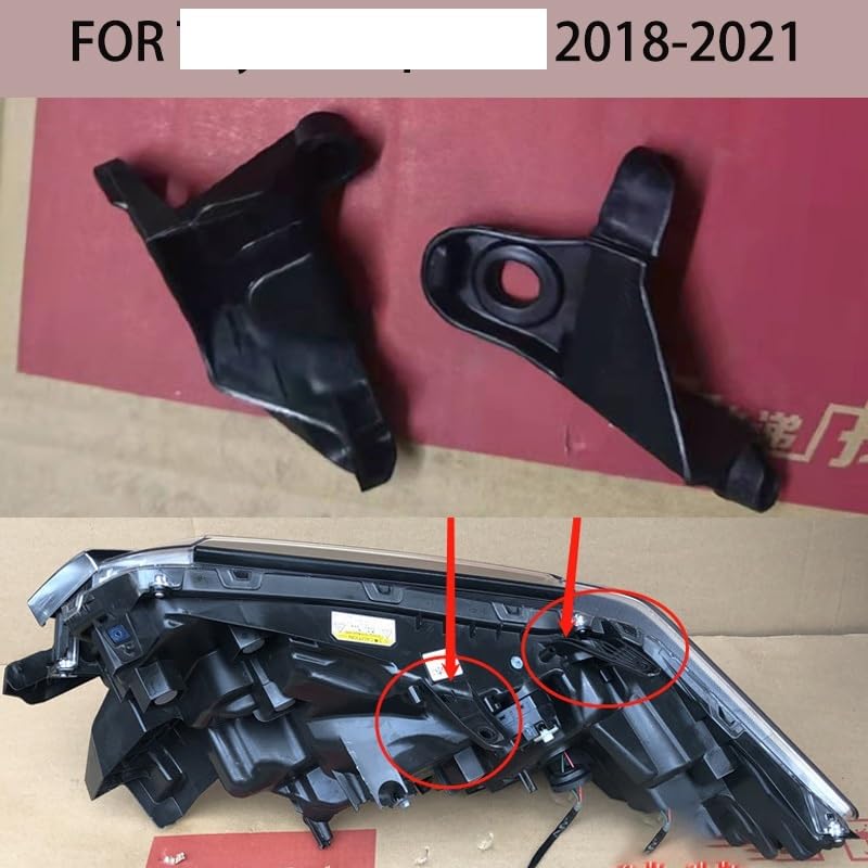 Kit de reparación de faros para Toyota Alphard 2015 soportes de garra 4 piezas 2