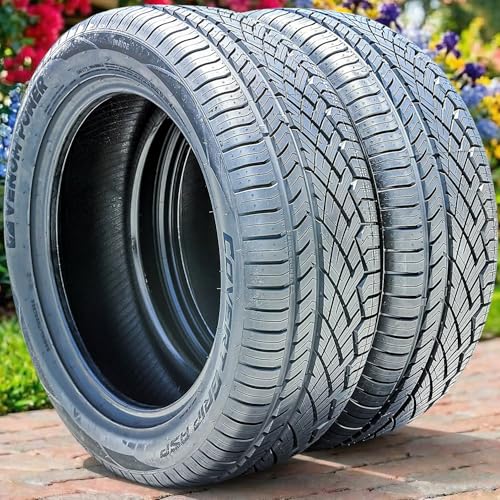 Set of 2 (TWO) Venom Power Covert Grip ASP Passenger Car All-Season Performance Radial Tires-235/50R17 235/50/17 235/50-17 96V Load Range SL 4-Ply BSW Black Side Wall UTQG 520AAA