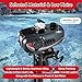 HANGKAI Outboard Motor, 2-Stroke 3.5HP Heavy Duty Fishing Boat Engine, Manual Start Boat Engine, Outboard Boat Motor Short Shaft Boat Motor with CDI Ignition System Water Cooling System