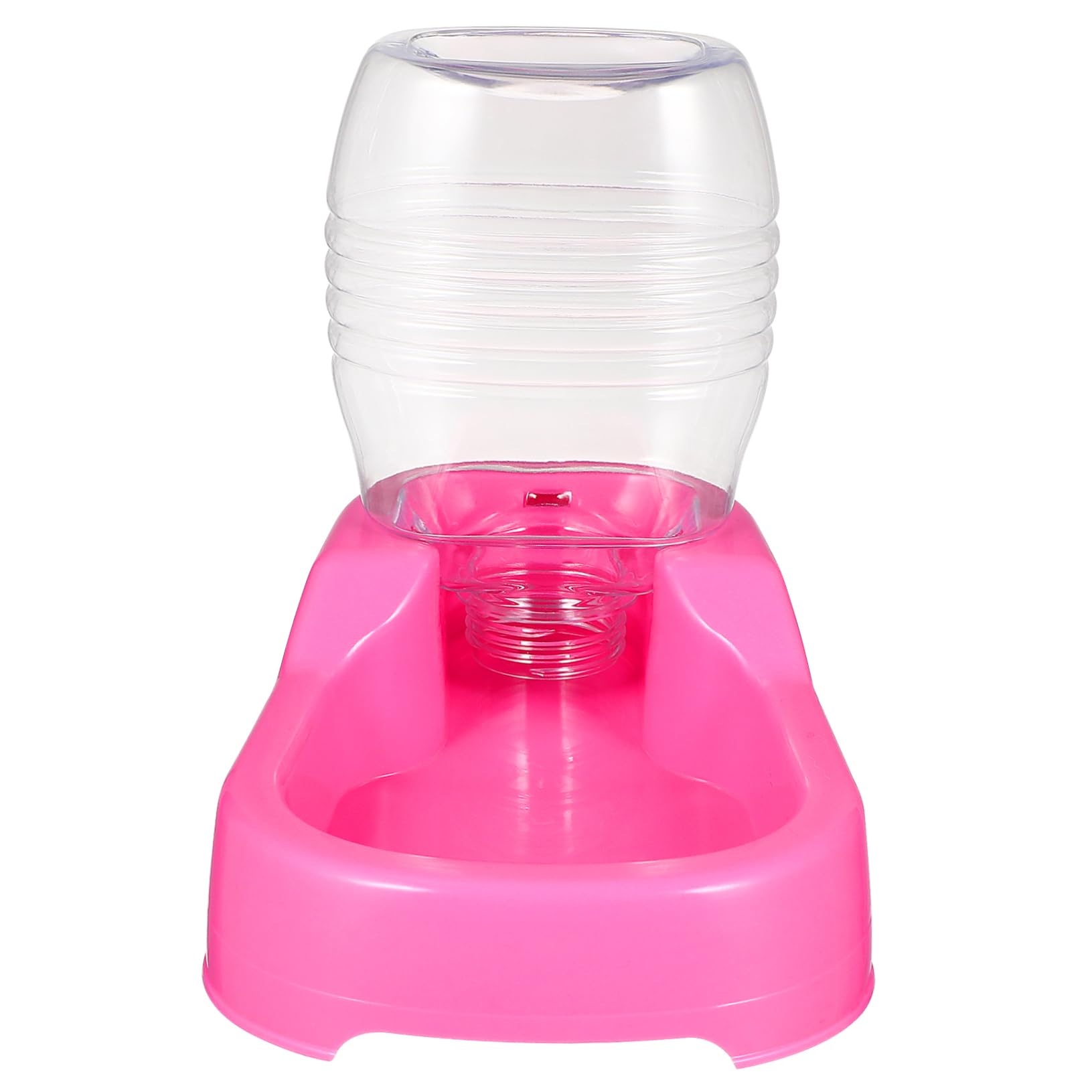 VICASKY Pet Water Feeder Bowl Creative Dog Water Dispenser for Puppies Unique Pink Design Automatic Pet Watering for Home