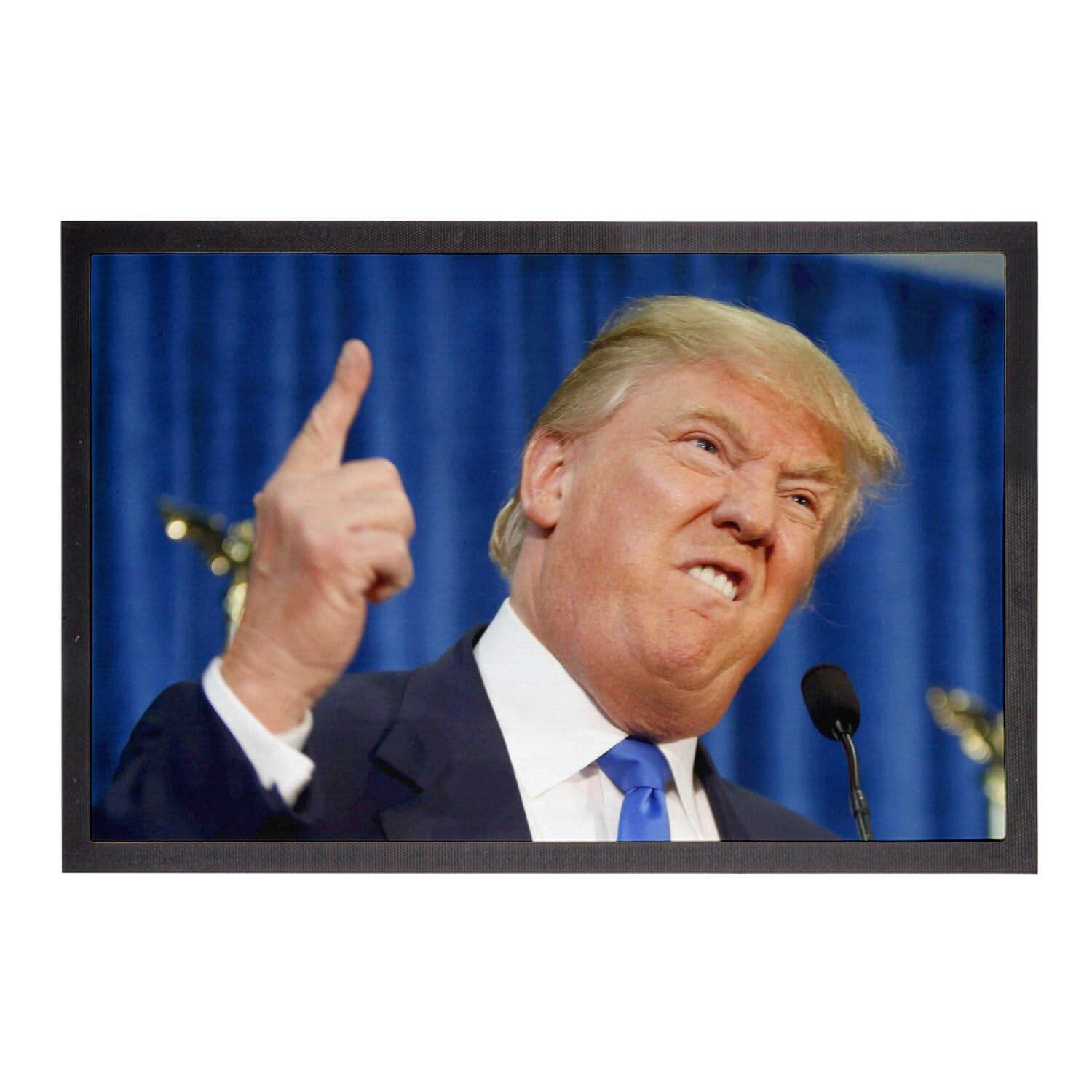 Paillasson Donald Trump President USA Doigt Levé 60x40cm tapis