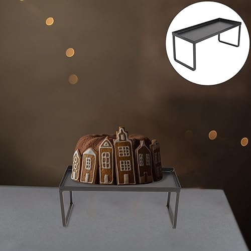 Miniatura 5 de Soporte para tartas Soporte para bandeja de cupcakes soporte de exhibición de cupcakes de metal negro, plato de frutas, plato de postre de dulces,