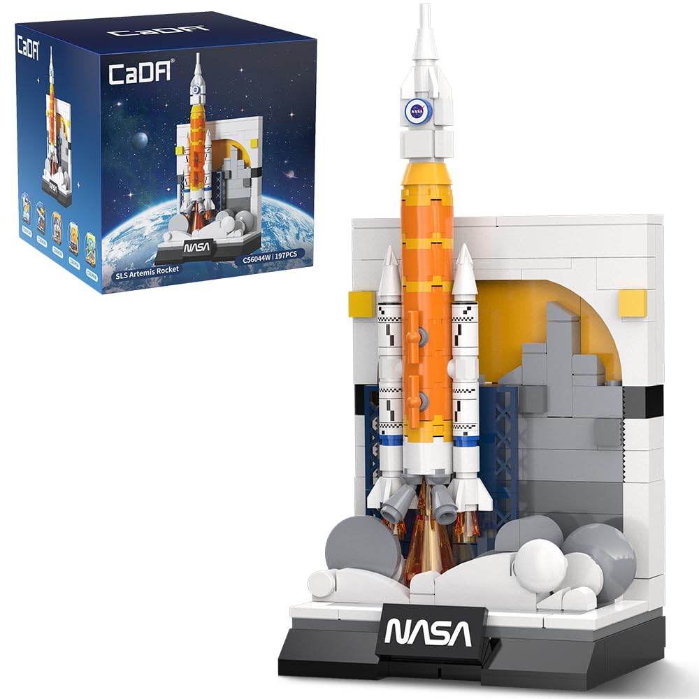 CaDA NASA SLS Artemis Space Rocket - 197 Piece Brick Model Kit C56044W
