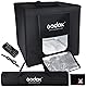 GODOX LSD60 Mini LED Fotostudio 60 x 60 x 60 cm mit 2 Stück LED Lampenband Leistung 60 W 12000 ~ 14000 Lumen für Makro und Produktfotografie (LSD60)