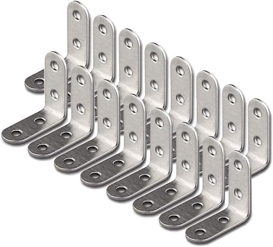 VONDERSO Shelf Bracket Brace, 16Pcs Triangle Heavy Duty