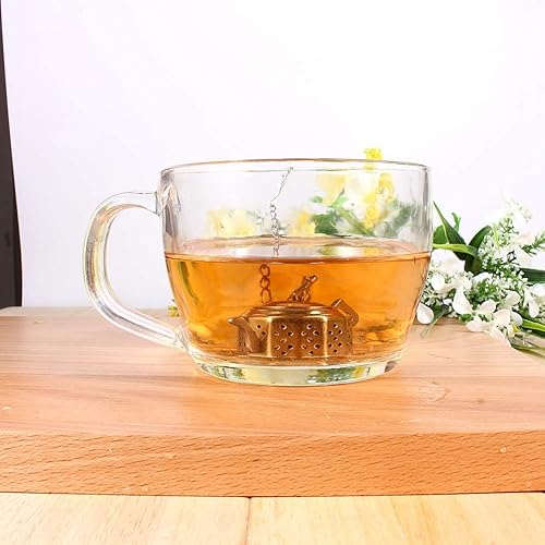 Miniatura 4 de Infusor de té en forma de tetera, colador de té ultra fino, filtro difusor de filtro de acero inoxidable para tazas de té de grano de hojas sueltas,