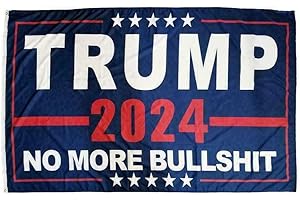 Trade Winds Trump No More BS FLAG 4X6 for President Trump 2024