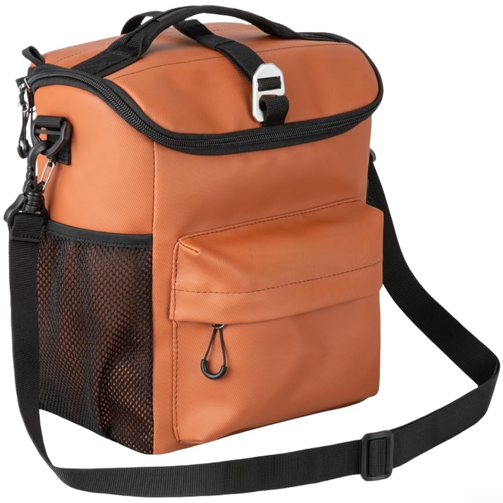 Bolsa frontal plegable impermeable para bicicleta, 12 L, múltiples