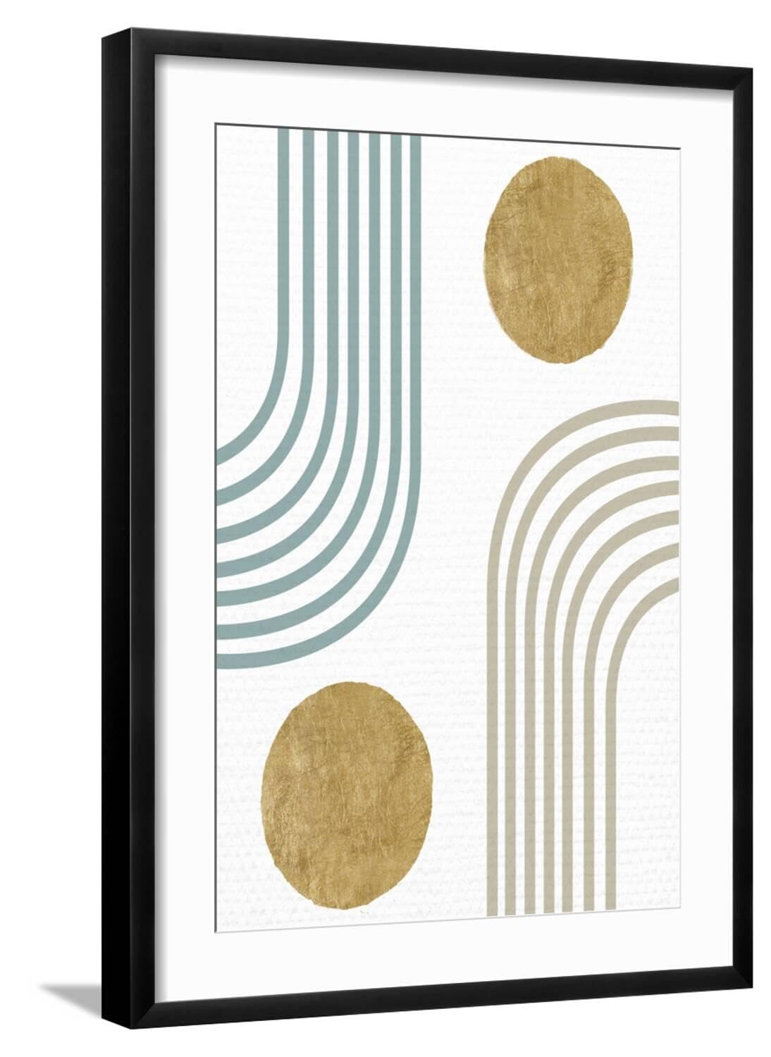 Wall Art Print Millenium Arches on Black Frame by Merri Pattinian, 21" x 29"