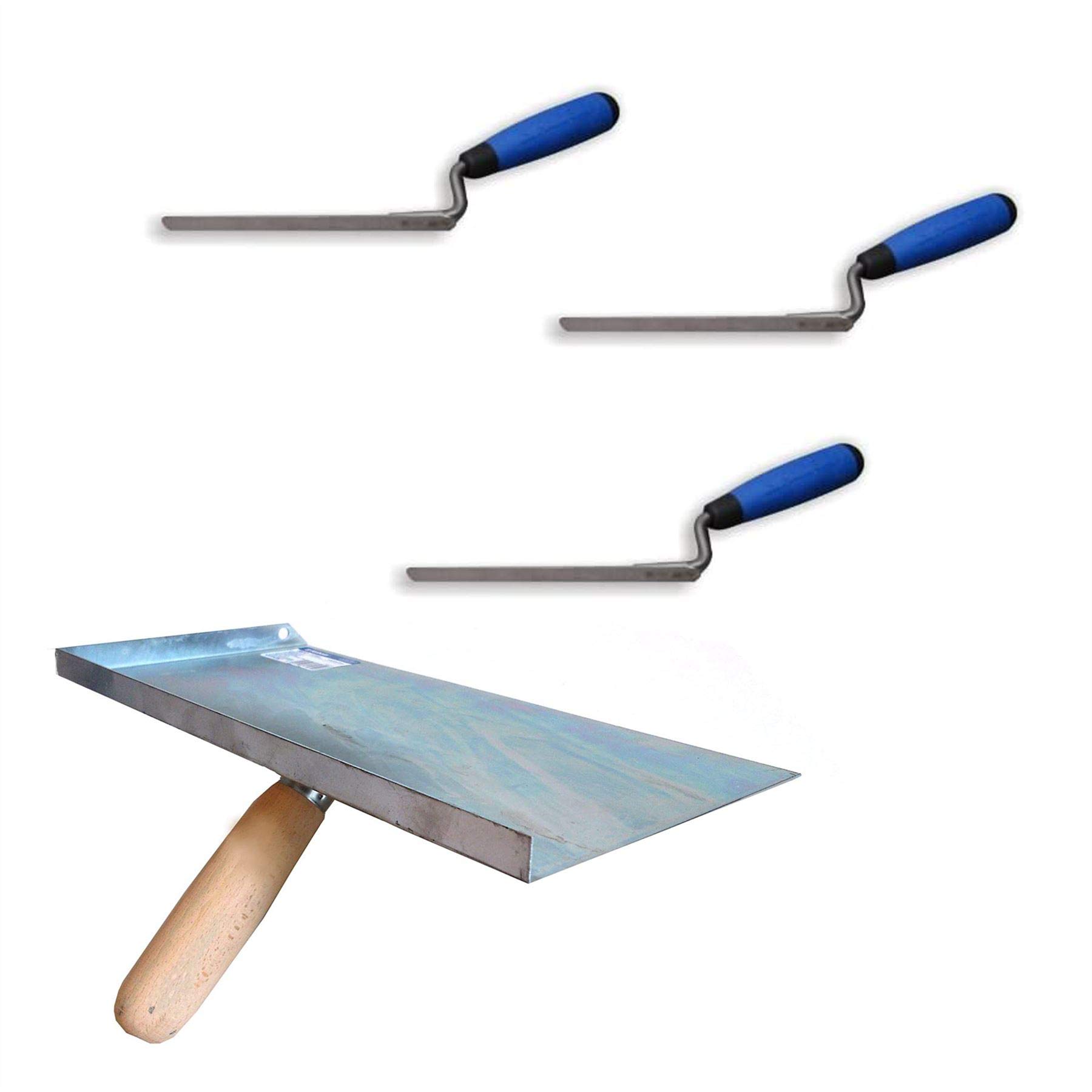 Buy Proper Tools Jointing Set with Finger Trowels and Mortal Handle 4