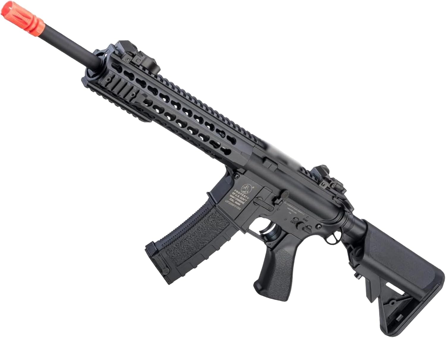 Evike Airsoft - Cybergun COLT Licensed Airsoft M4A1 Sportsline Carbine w/KeyMod Handguard