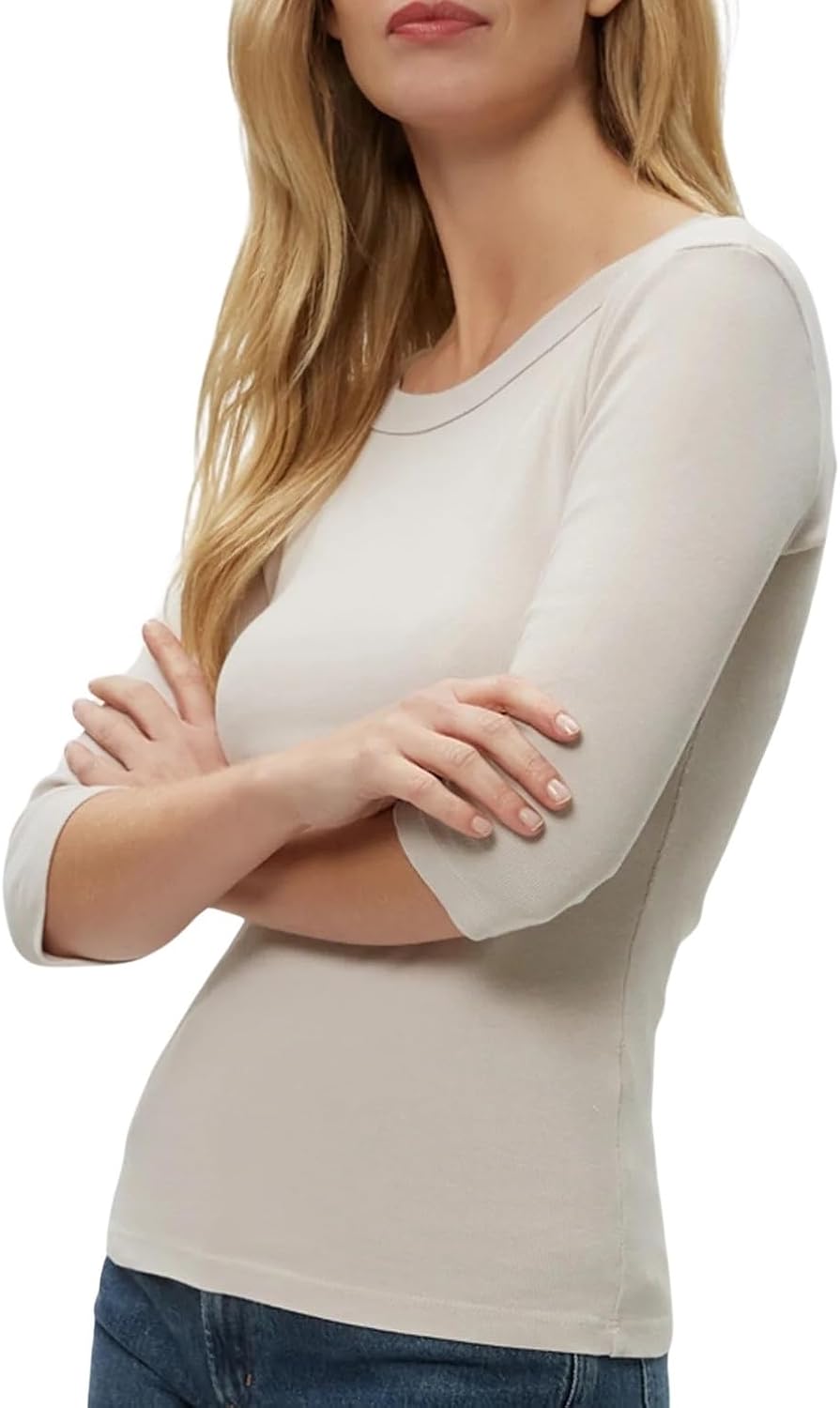 Michael Stars Women's Dot Three-Quarter Sleeve Tee Shirt - Image 3