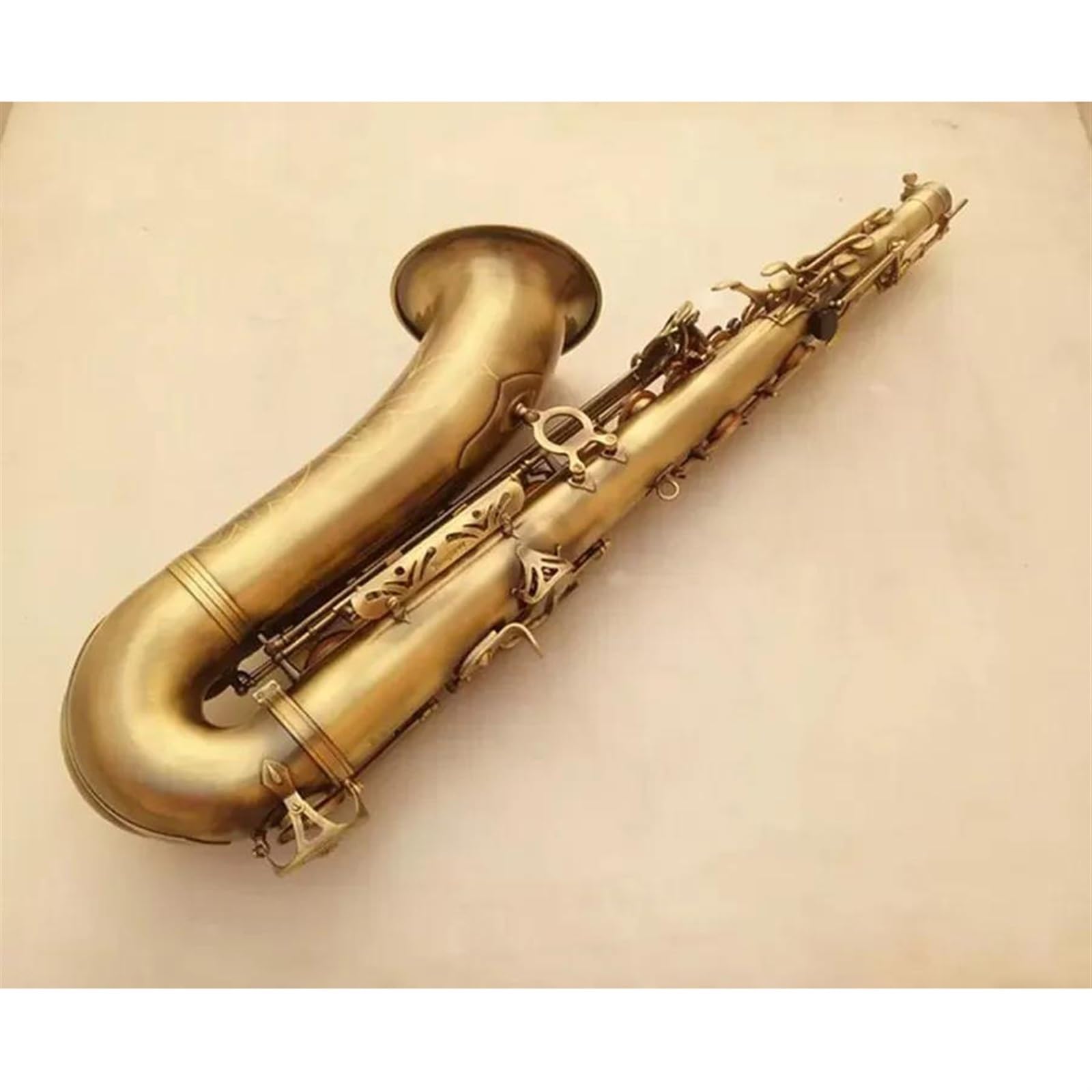 Saksofon Saksofon Tenorowy Bb Saksofon Tenorowy Antyczna Muzyka Mosiężna I Futerał Ustnik