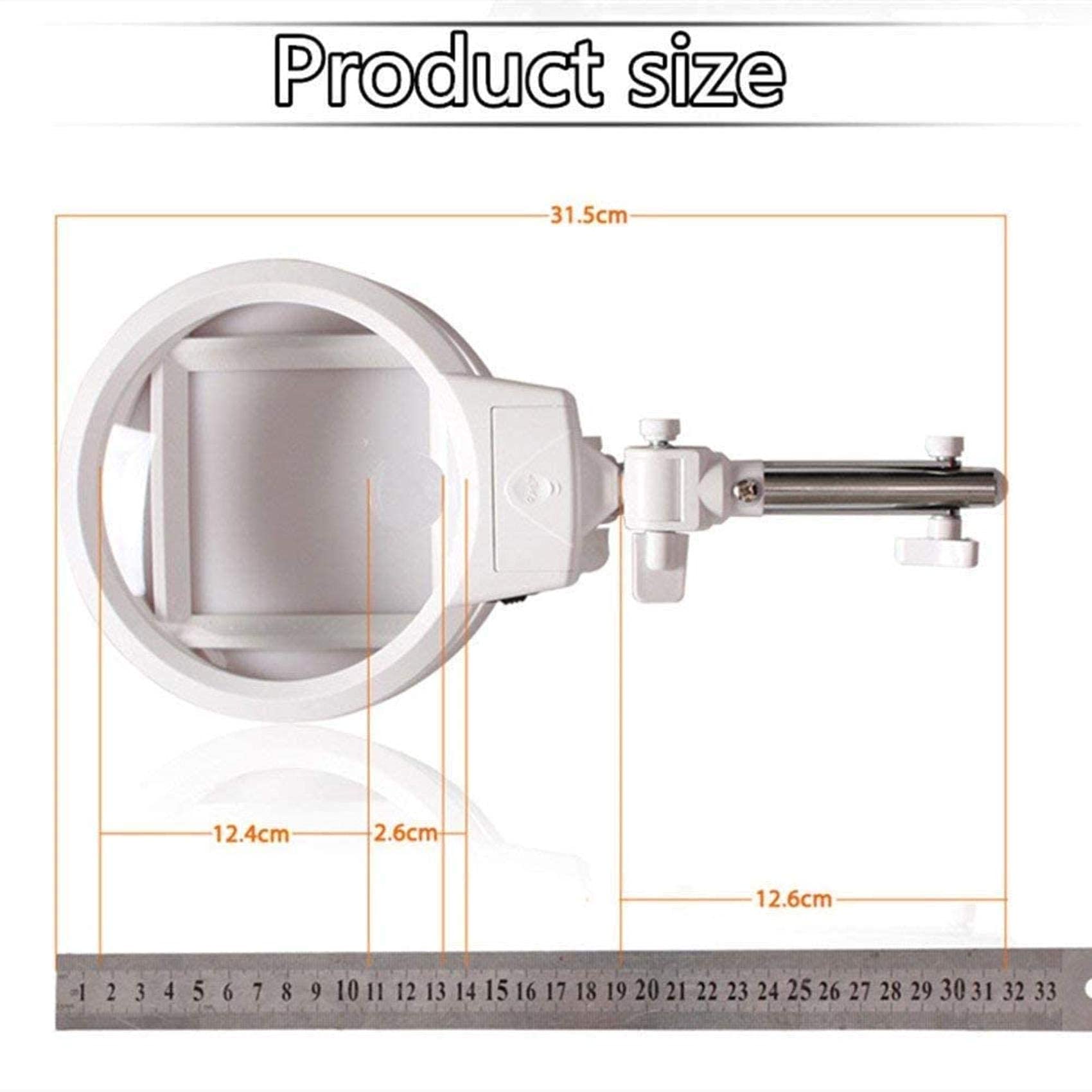 Vergrößerungsgläser, Tischlupen mit LED-Handgelenken, Faltlupe 2X 5X HD-Linse, Tischlupe für Bastelarbeiten und Reparaturen