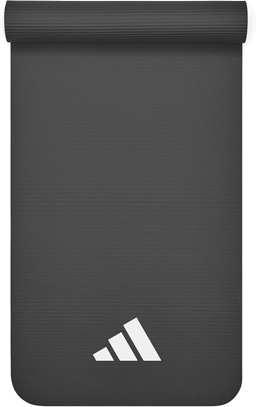 adidas Fitness Mat - Lightweight - Non Slip Yoga Mat, 7mm or 10mm