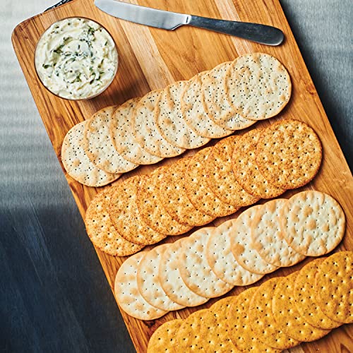 Nabisco Entertainment Crackers Variety Pack, Original Water, Vegetable, Pepper & Poppy, Wheat, 8 Individual Sleeves, 2 lb 8 oz - image 9