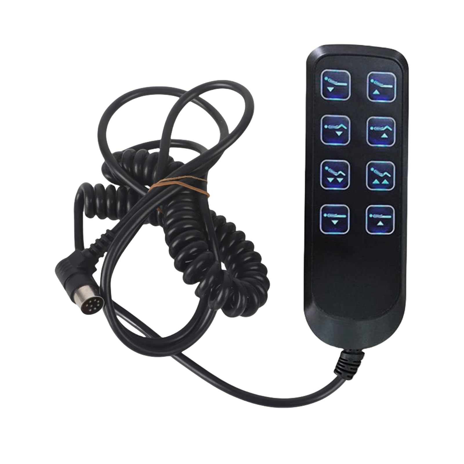 Zwwaazhf Black 8 Pin Lifting Bed Remote Control Electric Push Rod Controller Electric Operating Table Manual Controller Enduring Lift Chair Hand