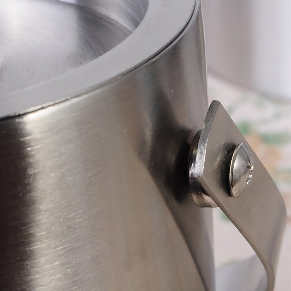 3L doppelwandiger Edelstahl-Eiskübel Weinkühler mit Zange
