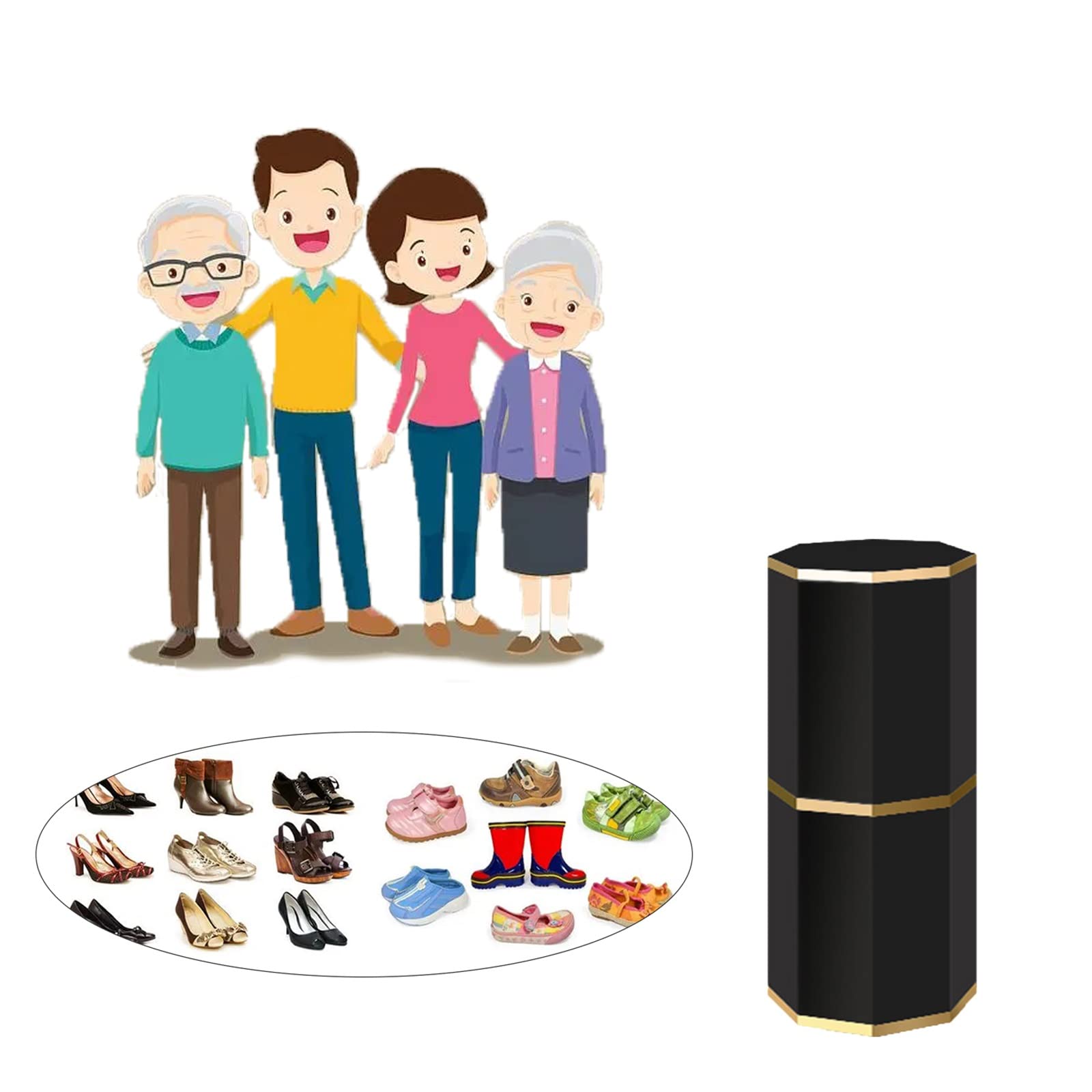 Rotating Shoe Rack Tower,Shoe Cabinet For Entryway,Hidden Shoe Rack,Rotating Shoe Cabinet Vertical Round Shoe Rack Storage Rotating Shoe Rack Tower Shoe Storage Cabinet Shoe Closet With Doors ( Color