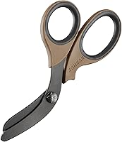 Vista 1 de XShear - Tijeras de trauma de servicio extremo de 7.5 pulgadas, recubrimiento de titanio negro, las tijeras perfectas para paramédicos, EMT