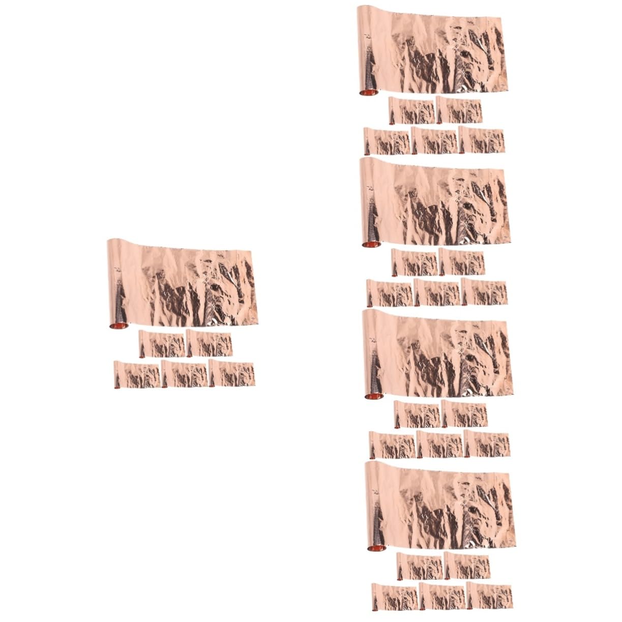 30rolls Copper Sheets Copper Foil Plate for Projects Jewelry Making and Industrial Use Easy to Cut Excellent Conductivity Thickness