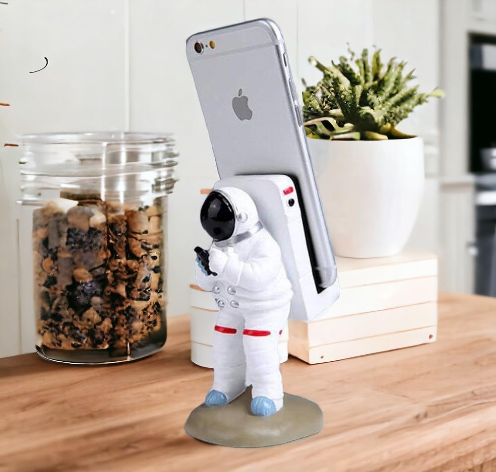 PARADIGM PICTURES Durable Astronaut Lazy Mobile Cell Phone Stand for Desk Bracket Desktop (Astronaut Style)-image-32