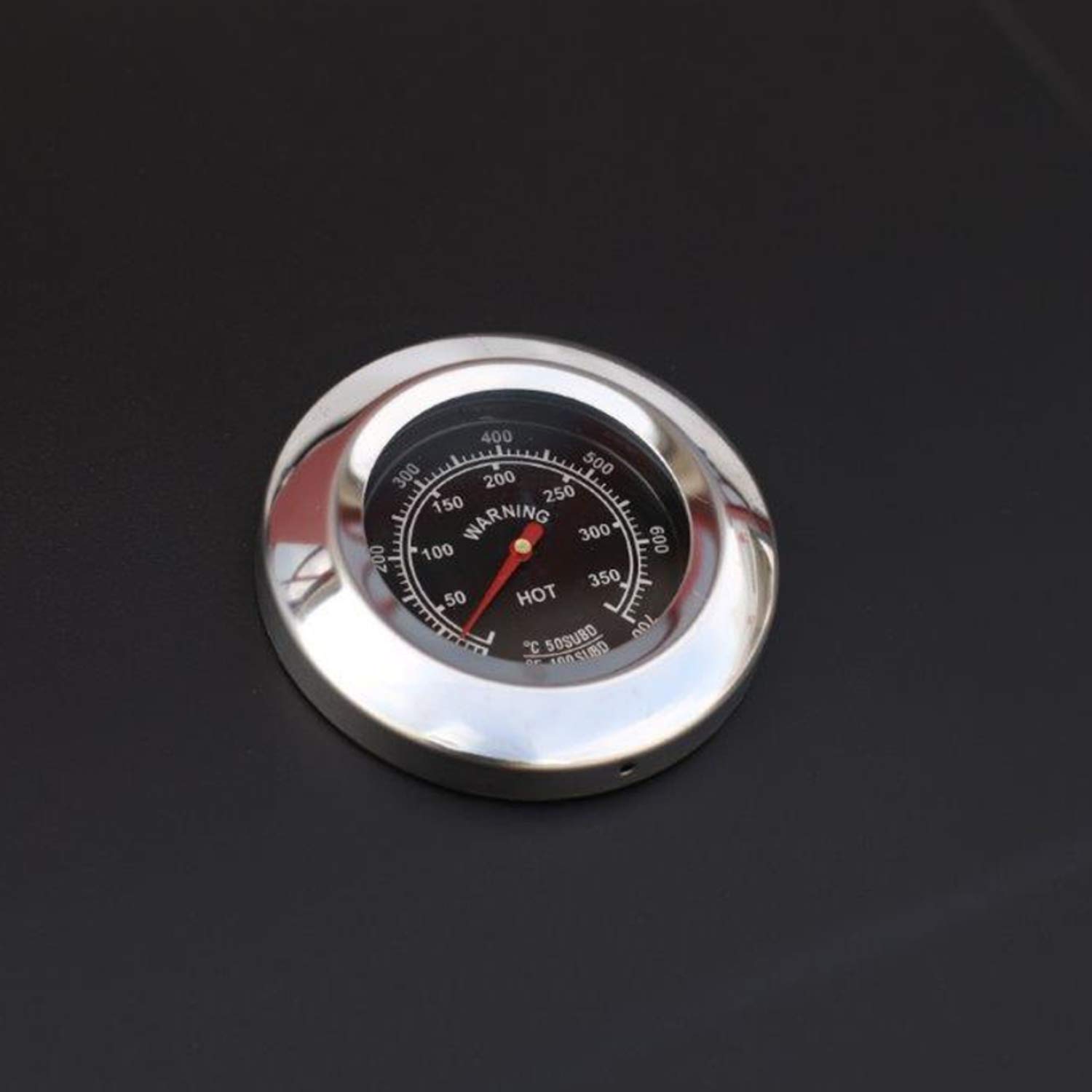 Grillchef Comfort Basic grill na kółkach, grill na węgiel drzewny na 2 kółkach, wskaźnik temperatury dla ok. 10 osób