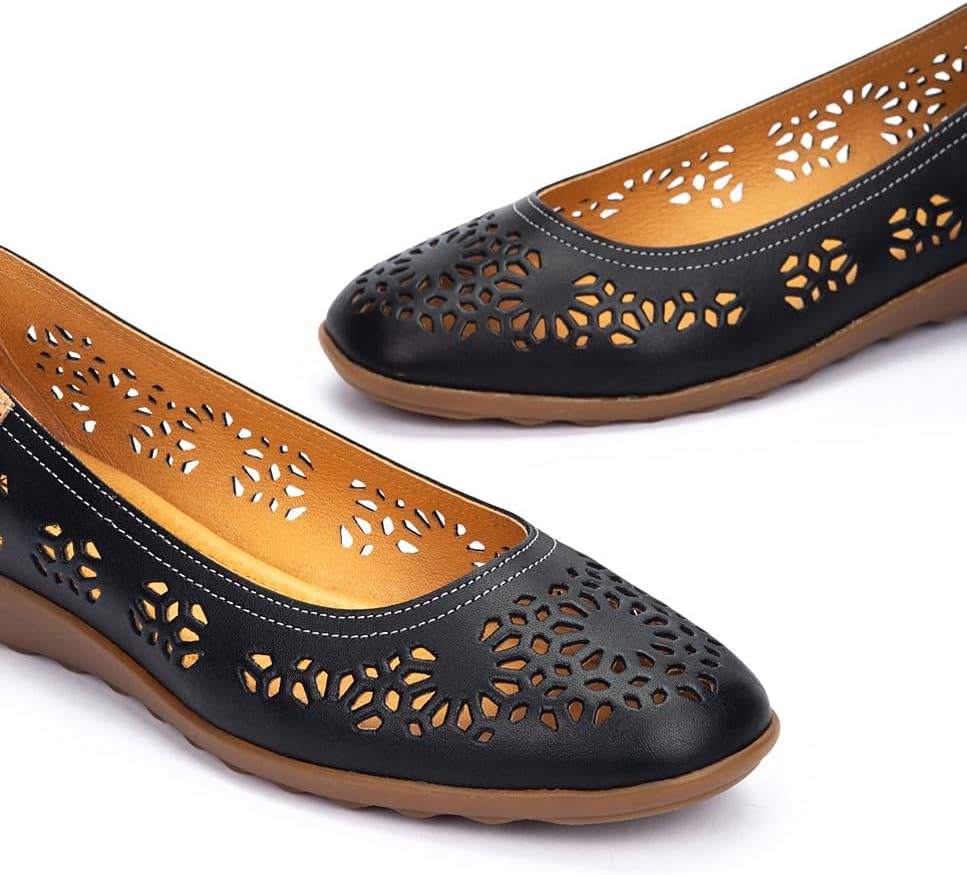 PIKOLINOS Ballerina Flats Leather Alcoi for Woman