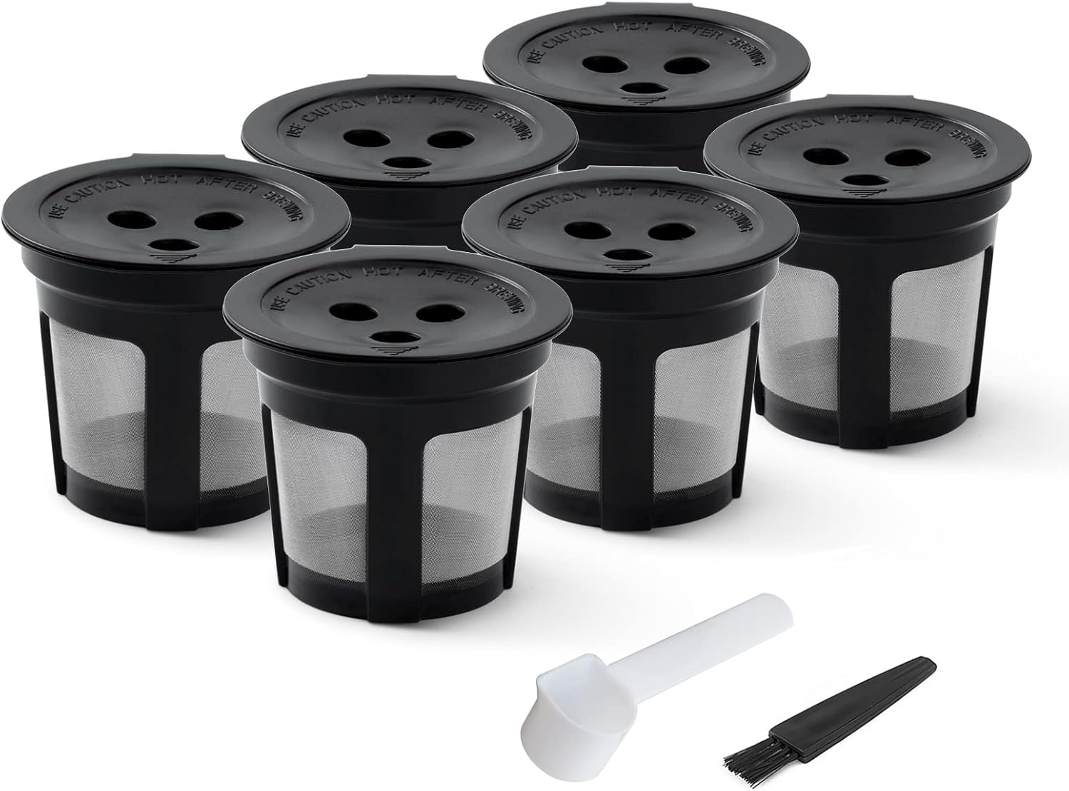 Reusable Coffee Pods for Ninja Dual Brew, 6Pack K Cup Compatible with