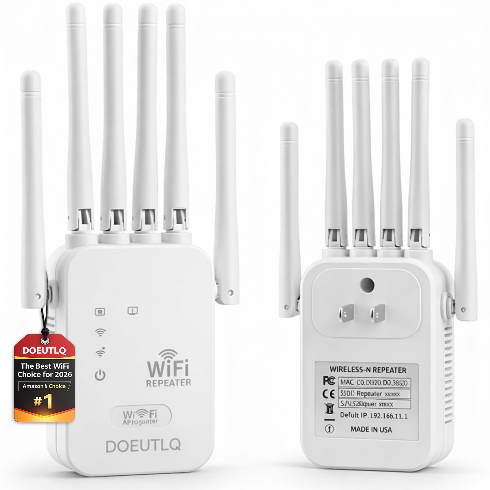 WiFi Extender Smart Home Devices Internet Repeater Adapter, Signal Booster, Access Point with Port Amplifier, Wireless Bridge, Ethernet Amplifier-picture-57
