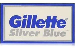 25 Silver Blue Double Edge Razor Blades Made in Russia
