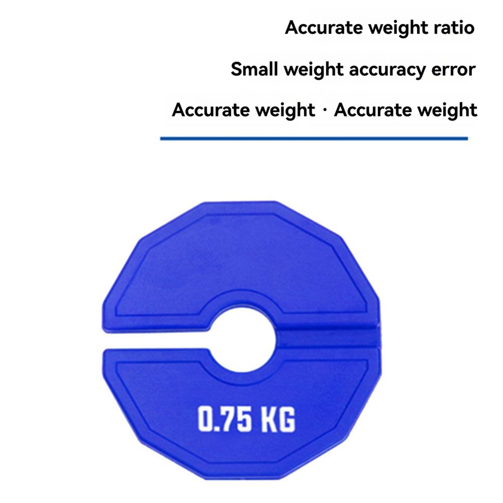 2X 0,75 Kg Gym Micro-Type Plates Hantle Fractional Weight Plate Gumowe Dodatkowe Ciężarki do Treningu Siłowego