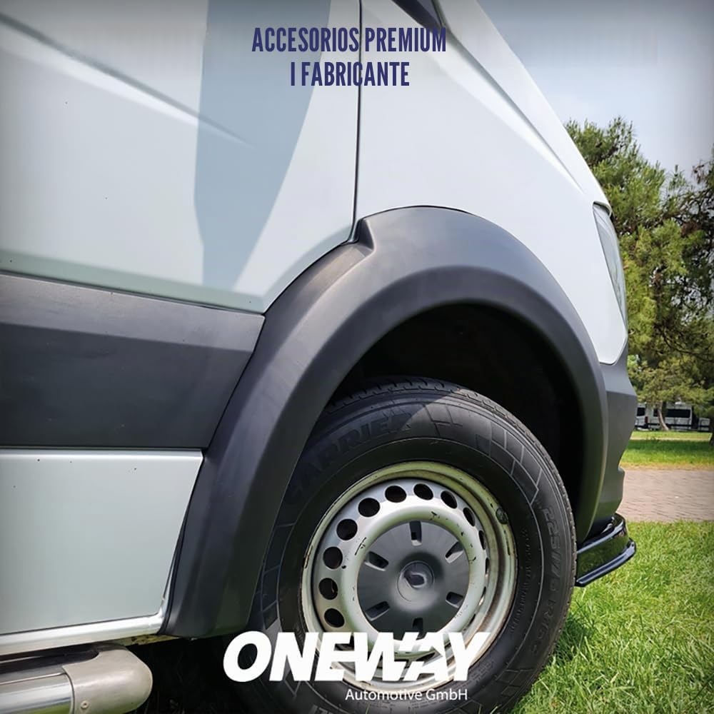 Ampliadores de guardabarros compatibles con Mercedes Sprinter W906 2014 a 2018 4 piezas