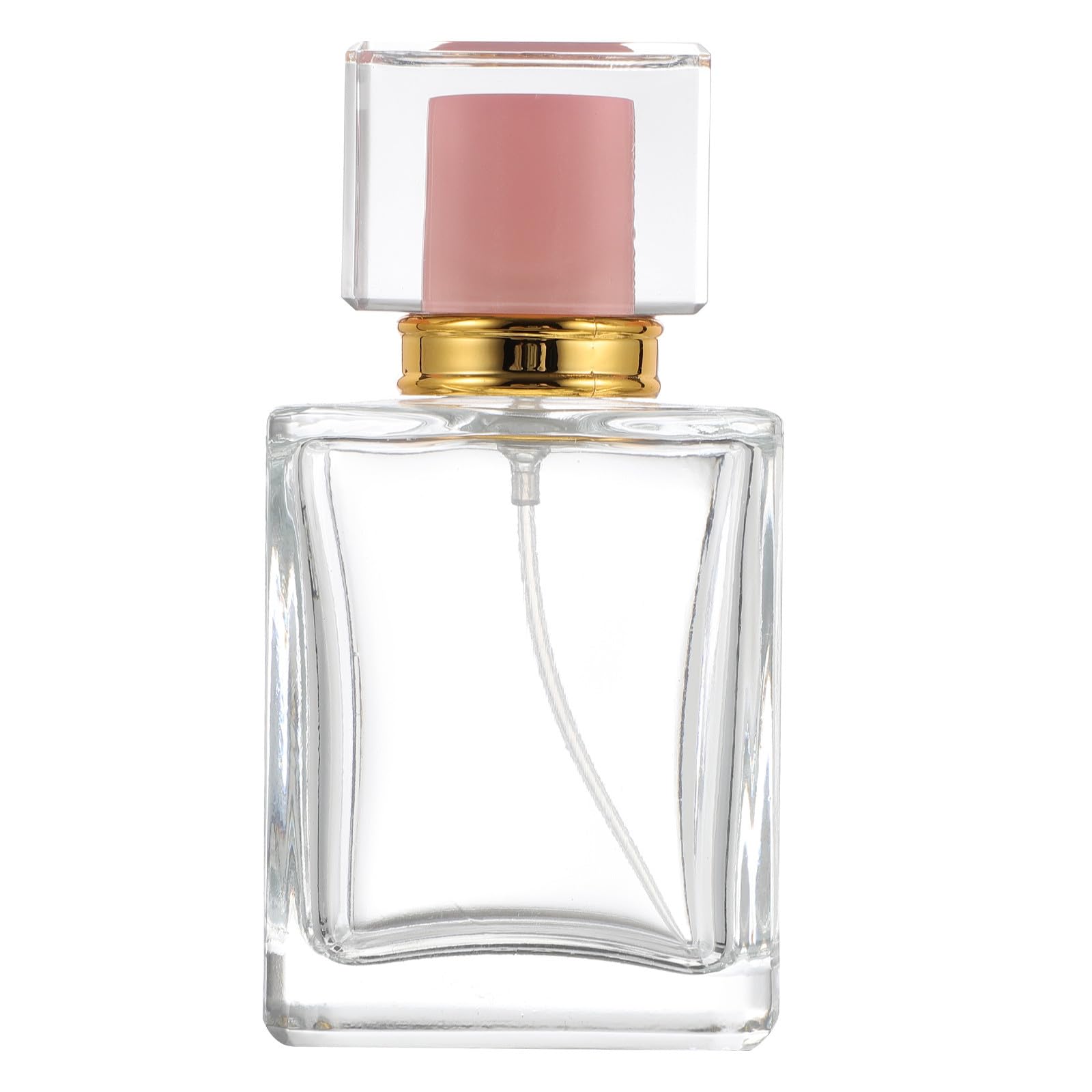 GALPADA 50ml Pink Glass Perfume Spray Atomizer Bottle Reusable