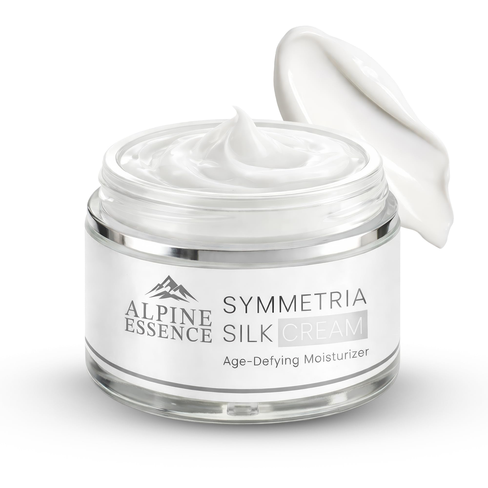 Symmetria Silk Face Cream 1 7 oz - Italian Luxury Moisturizer with Peptides Shea Butter - Hydrating Anti-Aging