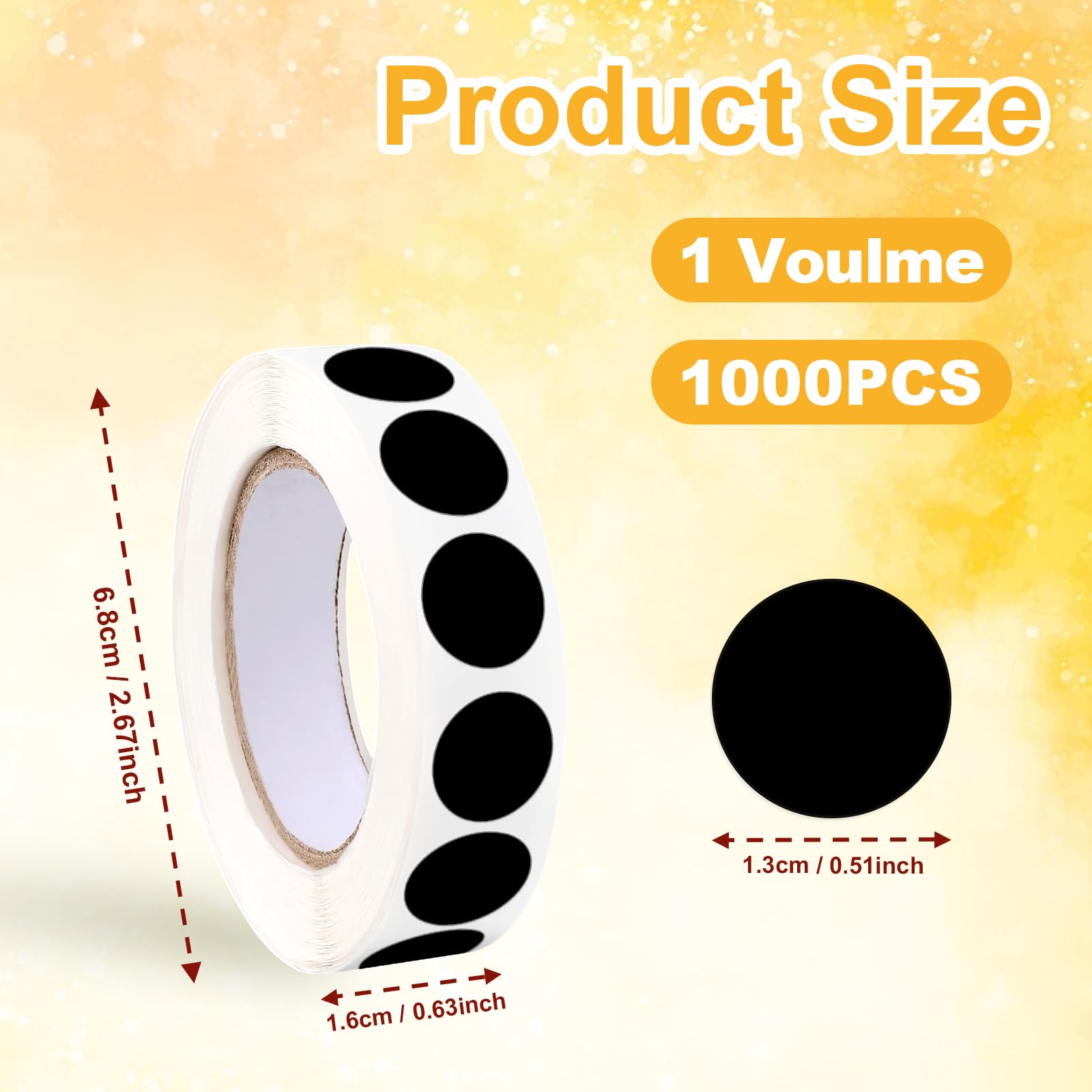 11200 Adesivi A Pallini Colorati - 8mm, 20 Colori Per Ufficio, Scuola, Decorazione - Foto 11