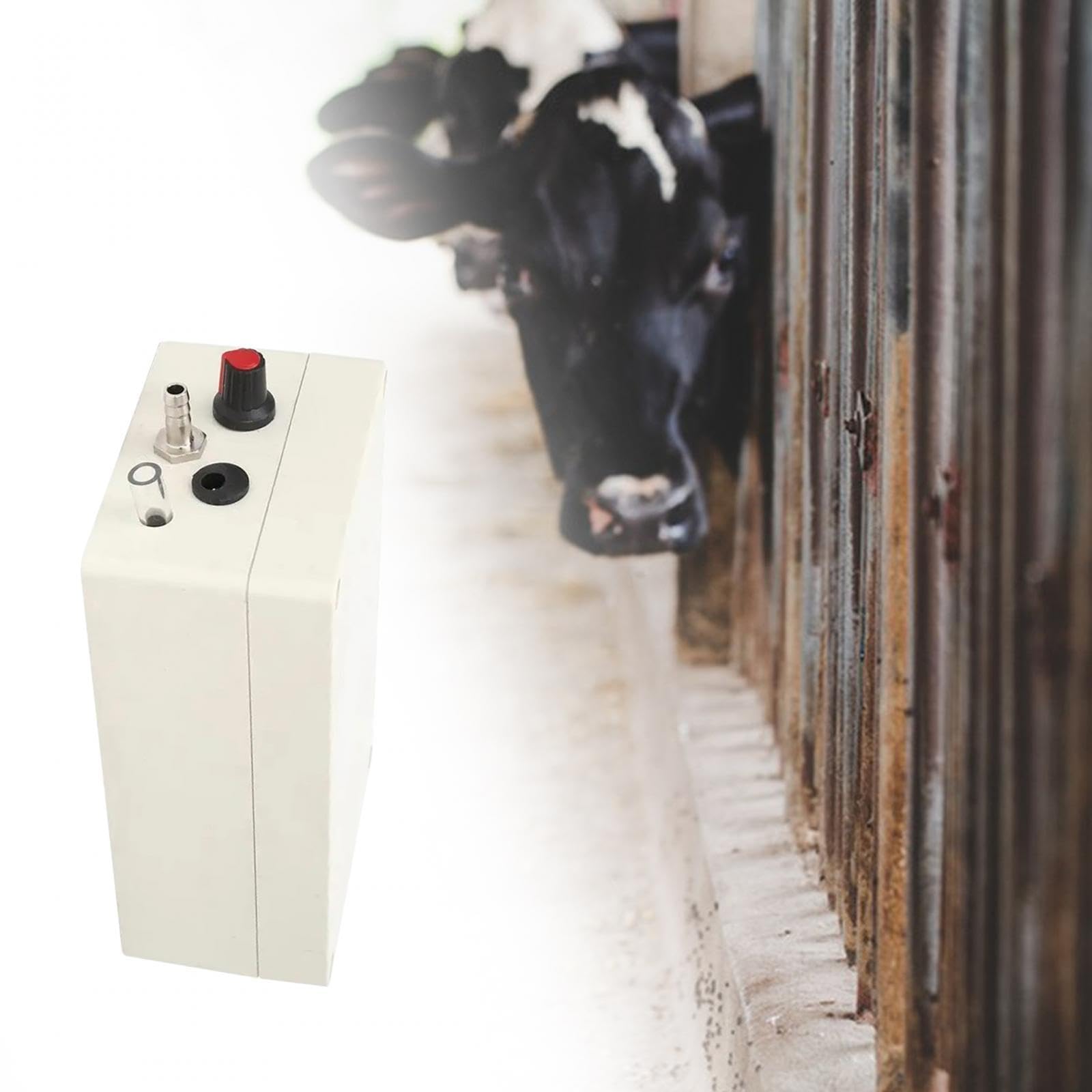 Melkwirtsmaschine, Vakuumpumpe, Langlebige Stabile Geschwindigkeit, Einstellbare Schafmelkmaschine, Melkgerät für Pferde, Vieh, Schafe, Elektrisch