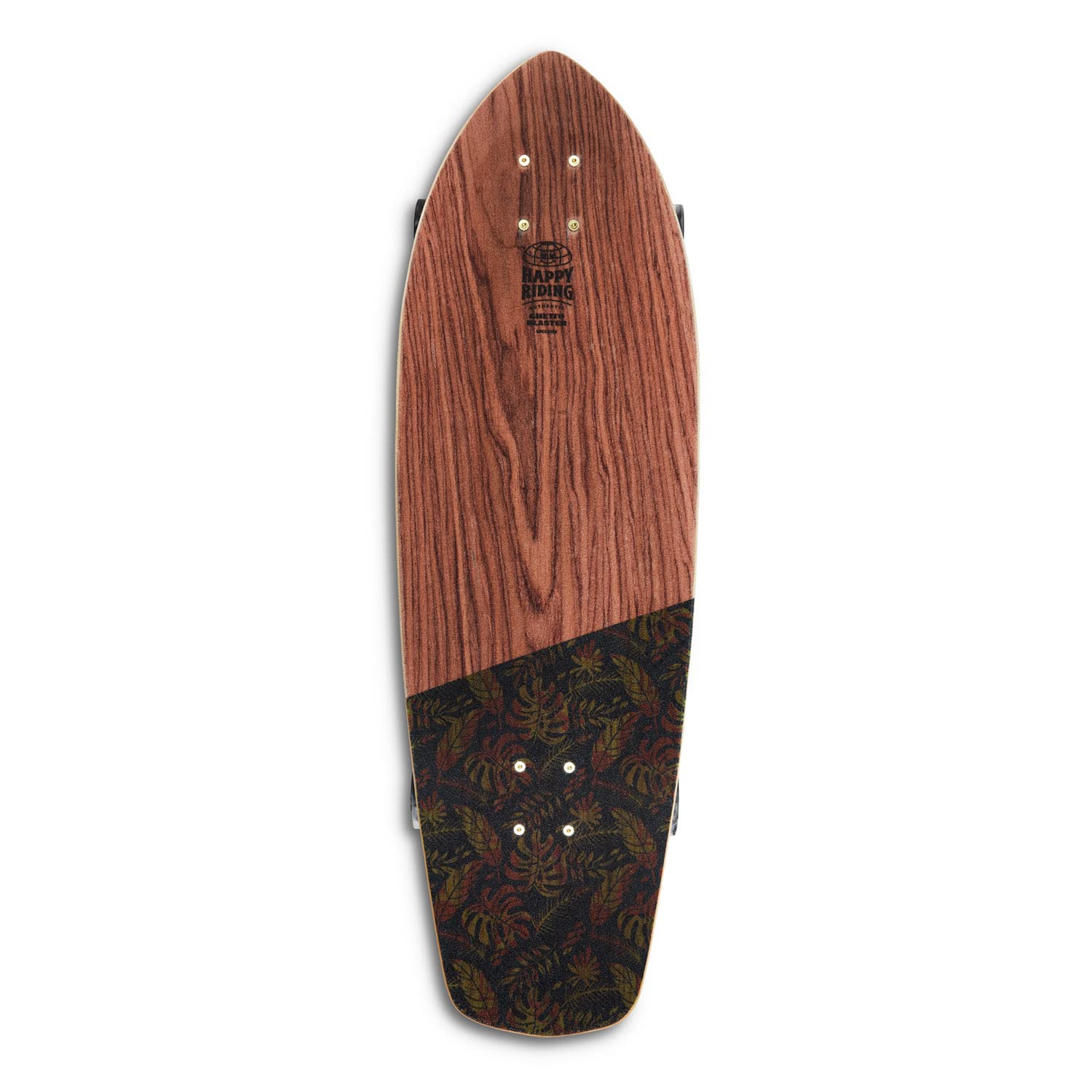 Surfskate Skateboard Carver Ghettoblaster - Cuscinetti Veloci a Sfera ABEC 11 - Tavola in Acero Canadese e Teak a 7 strati - Ideale per Pumping - Principianti Bambini e Adulti