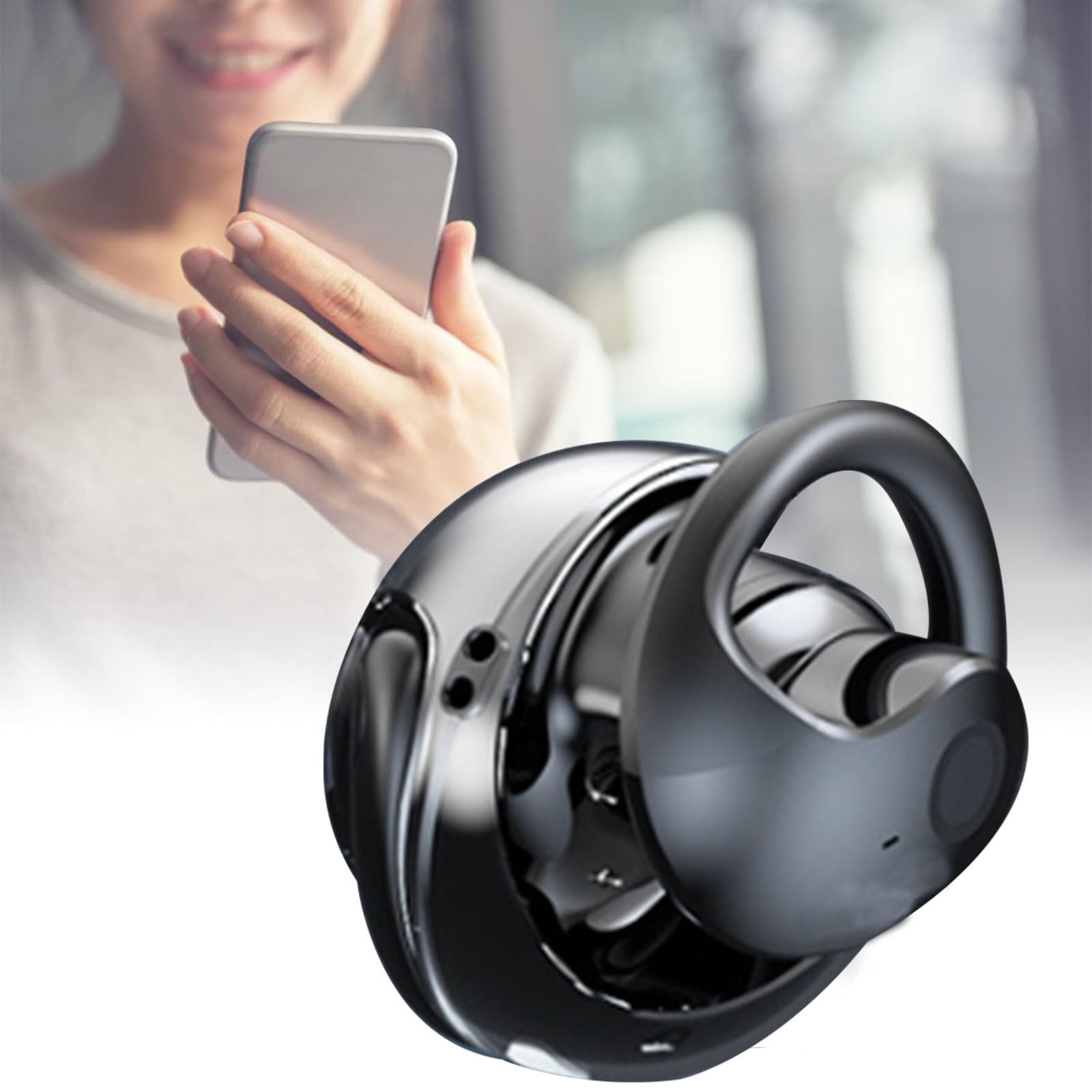 Hy-T26 Pro Language Translator, Cuffie Traduzione Simultanea,auricolari Traduttori Linguistici,Wireless Bluetooth Translation Earbuds, 75 Lingue Per Riprodurre Musica, Auricolari Over-ear Bluetooth