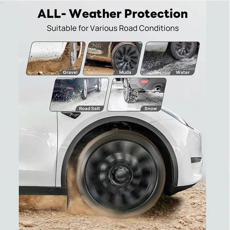 Bavettes luxe Tesla Model Y Juniper protection intégrale design origine - 5