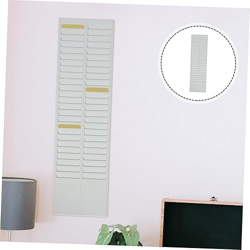 Miniatura 5 de EXCEART Soporte de tarjeta de material pesado Estante de lujo montado en la pared Tarjetas de rayas magnéticas de plástico Accesorios Soporte de